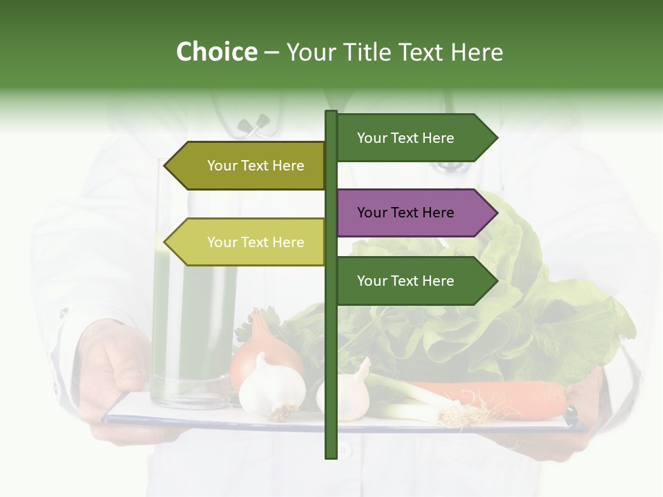 Hospital Fresh Fruit Uniform PowerPoint Template