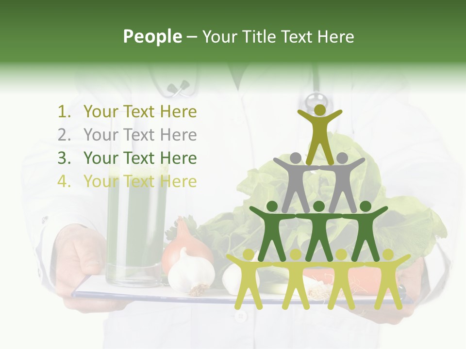 Hospital Fresh Fruit Uniform PowerPoint Template