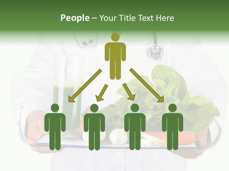 Hospital Fresh Fruit Uniform PowerPoint Template