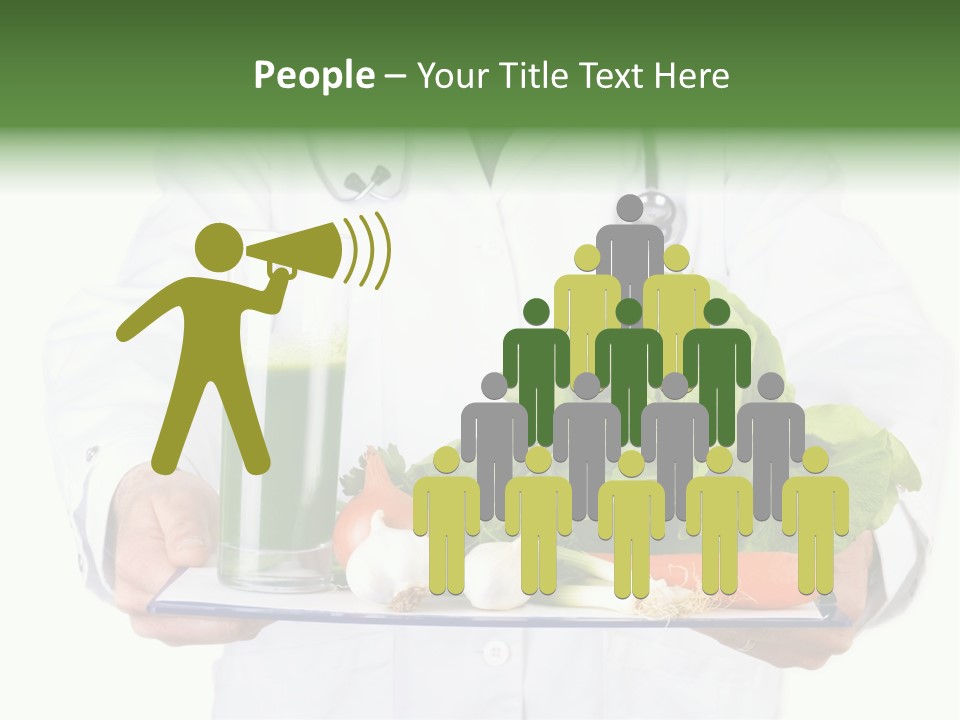 Hospital Fresh Fruit Uniform PowerPoint Template