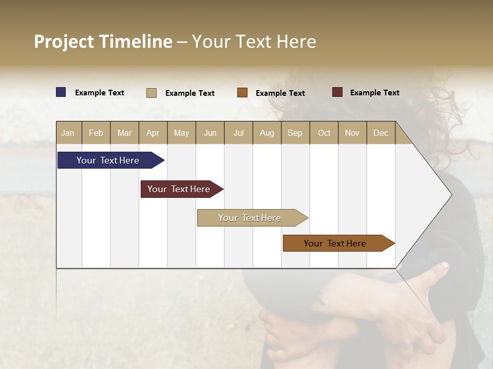 Girl Outdoor Homeless PowerPoint Template