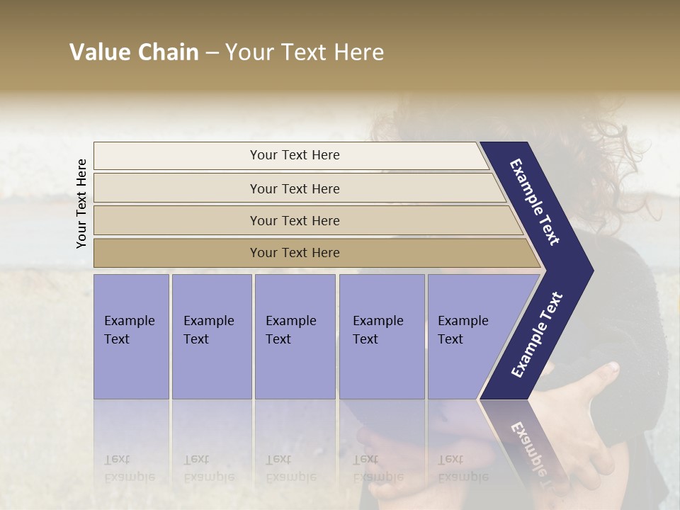 Girl Outdoor Homeless PowerPoint Template