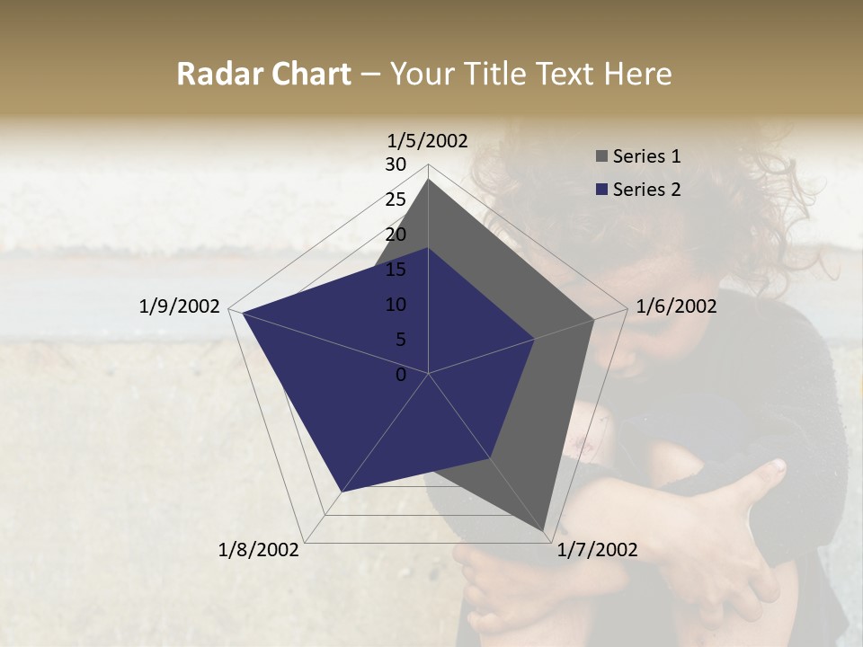 Girl Outdoor Homeless PowerPoint Template