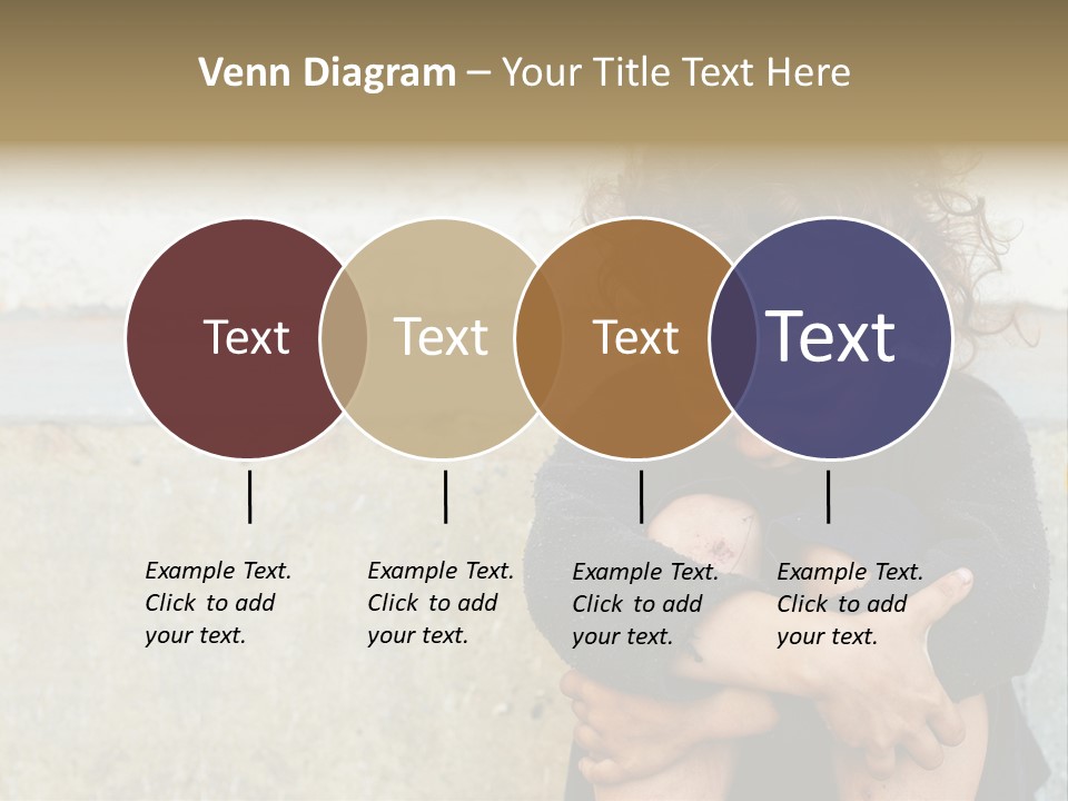 Girl Outdoor Homeless PowerPoint Template