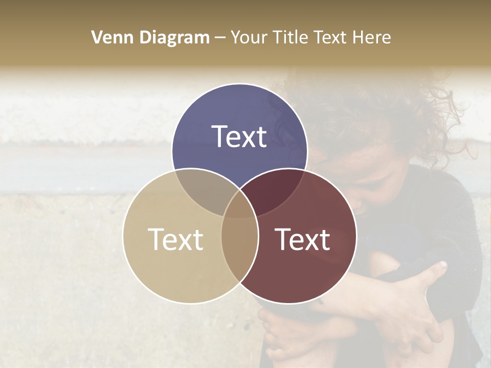 Girl Outdoor Homeless PowerPoint Template