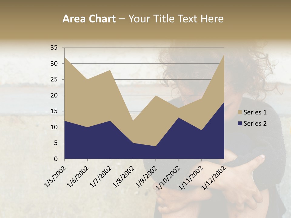 Girl Outdoor Homeless PowerPoint Template
