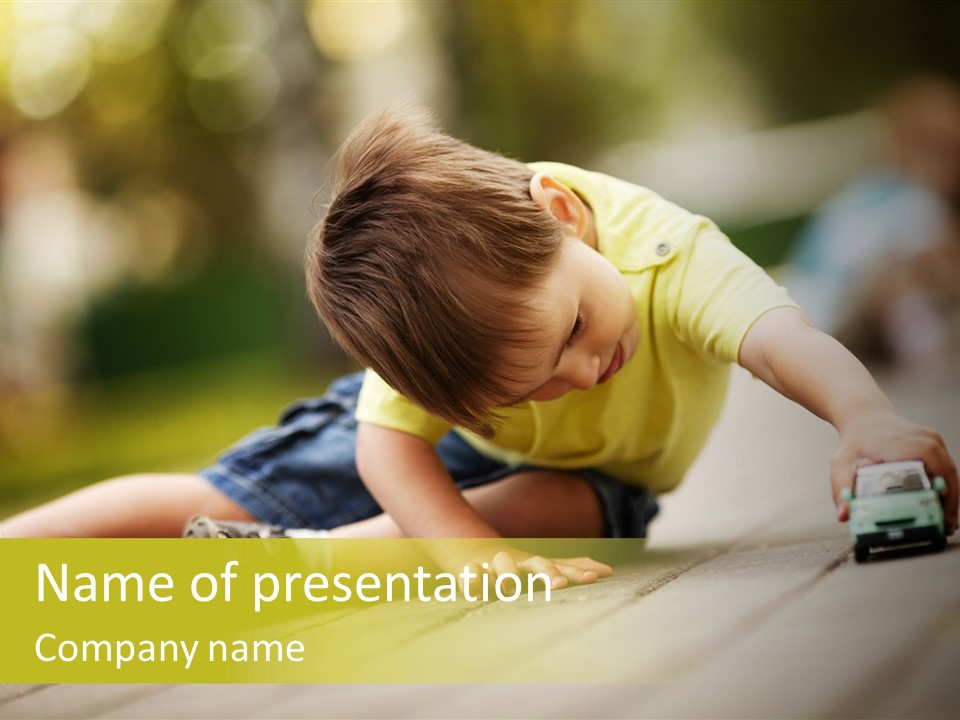 Little Joy Outdoor PowerPoint Template