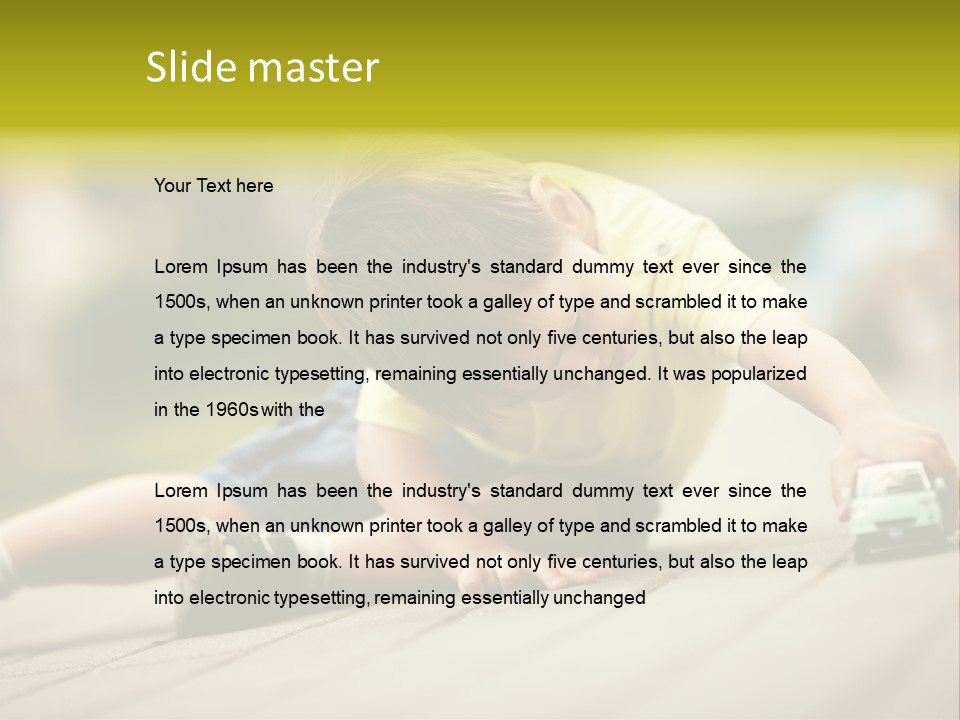 Little Joy Outdoor PowerPoint Template