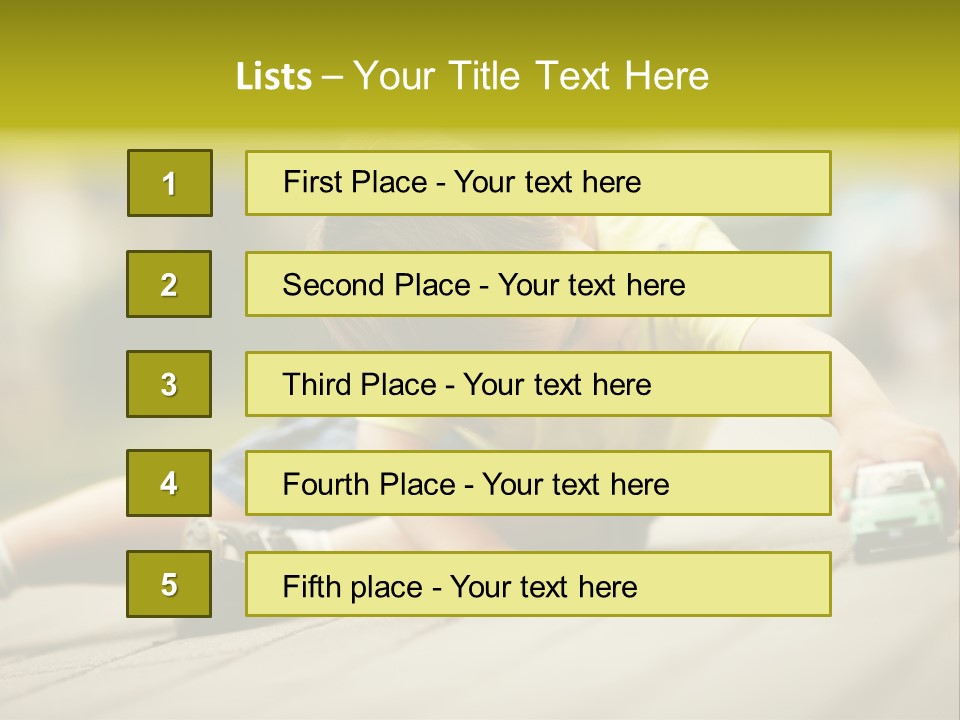 Little Joy Outdoor PowerPoint Template