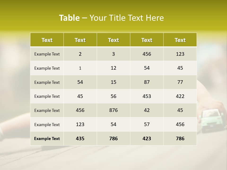 Little Joy Outdoor PowerPoint Template