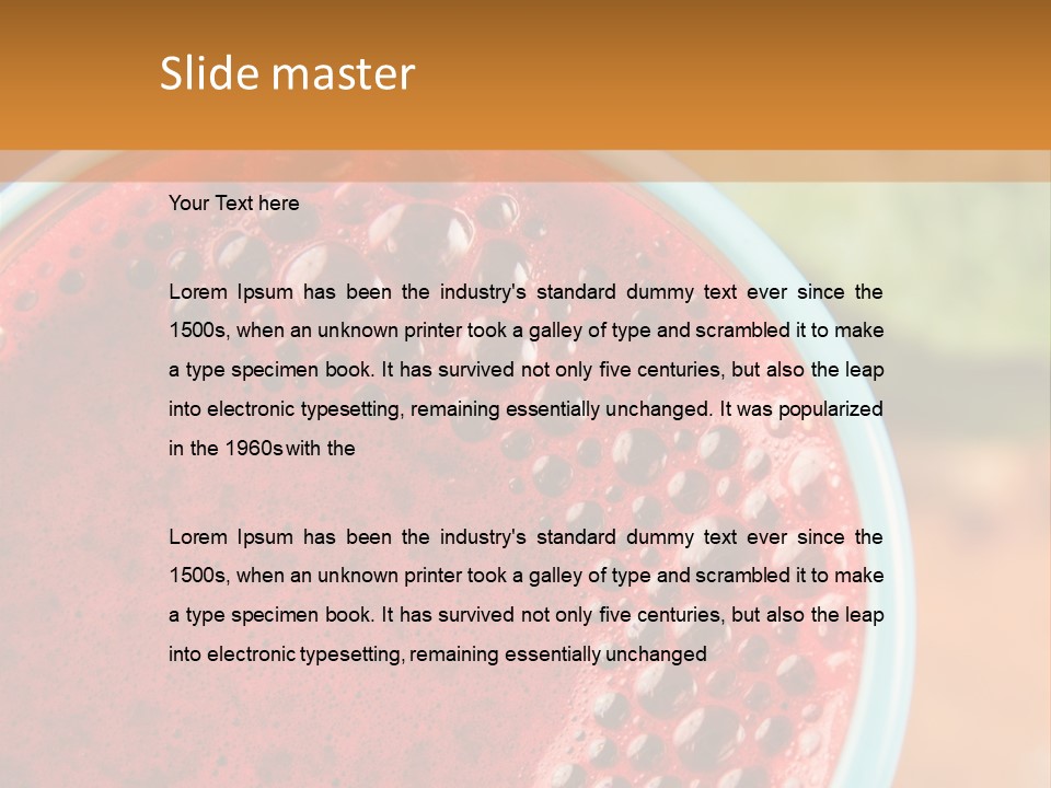 Health Calorie Kale PowerPoint Template