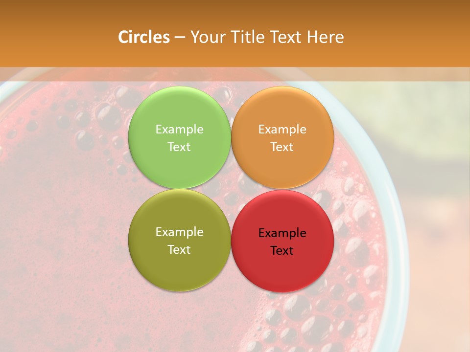 Health Calorie Kale PowerPoint Template