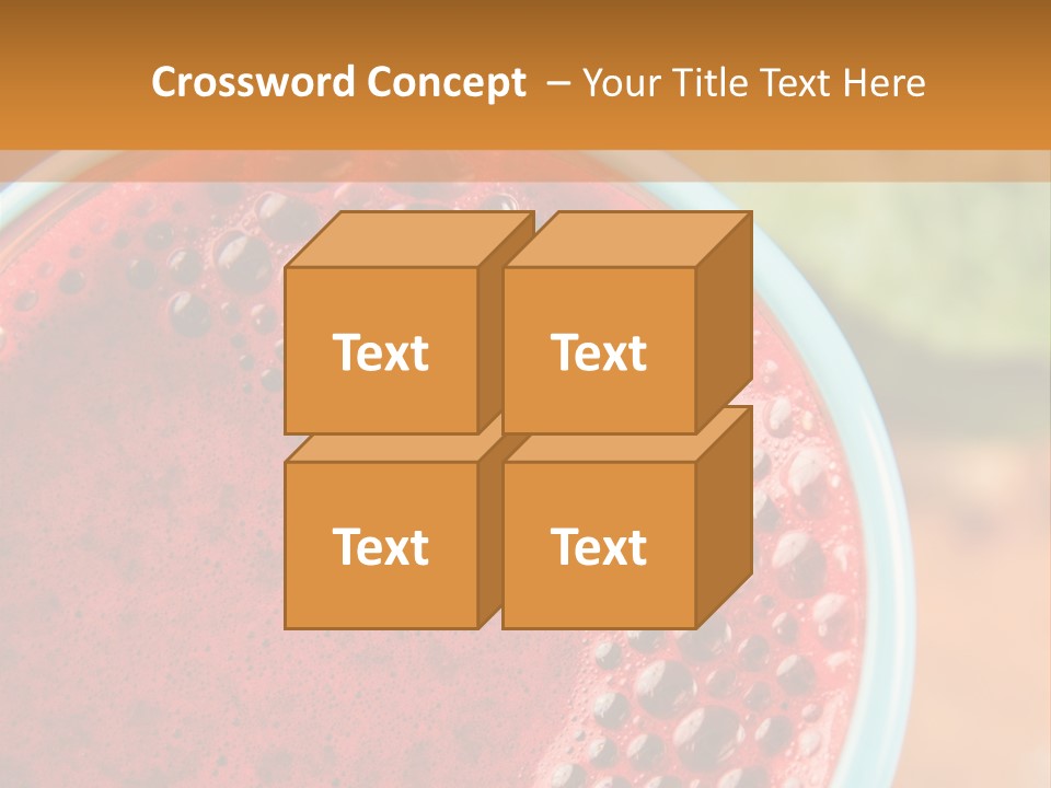 Health Calorie Kale PowerPoint Template
