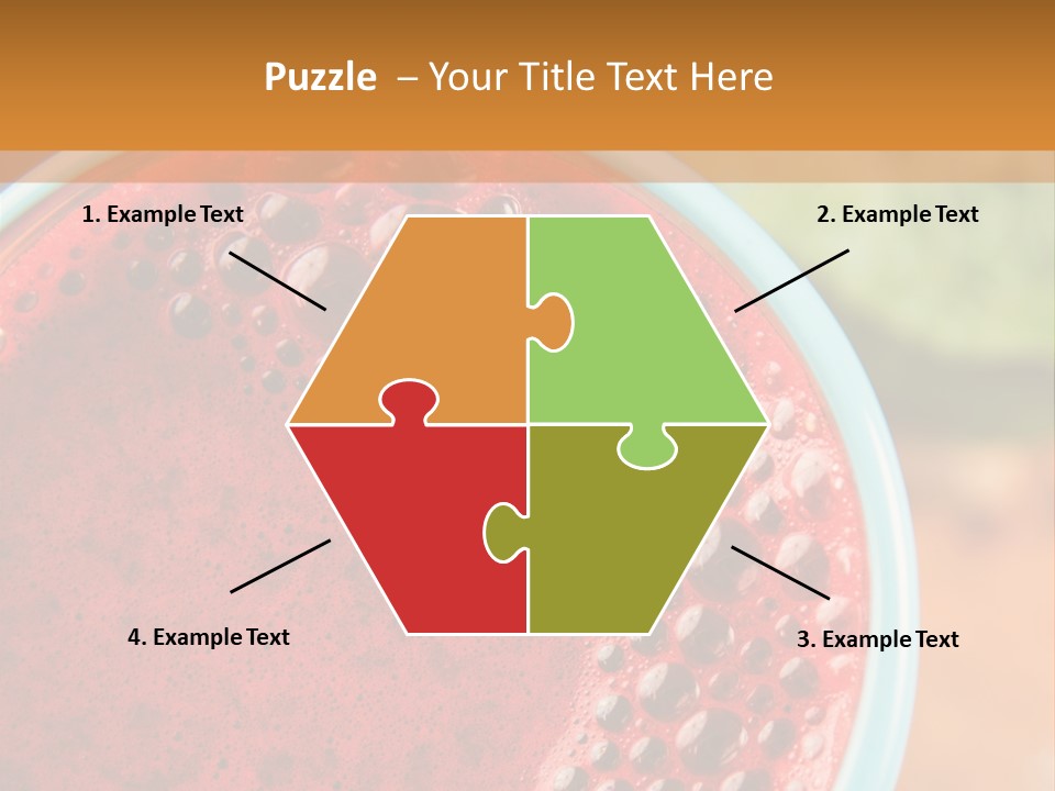 Health Calorie Kale PowerPoint Template