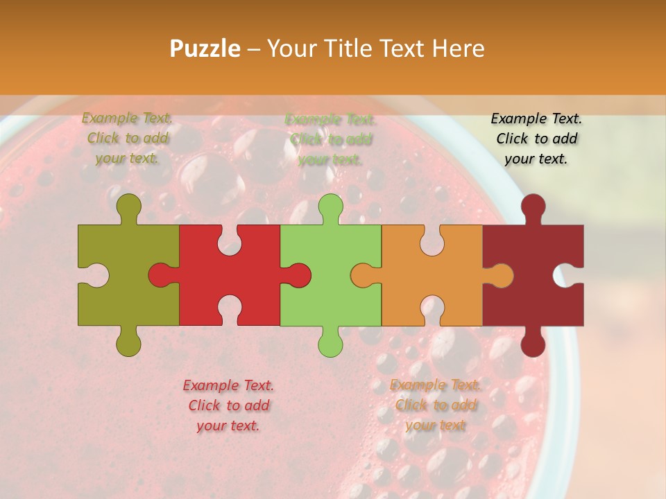 Health Calorie Kale PowerPoint Template