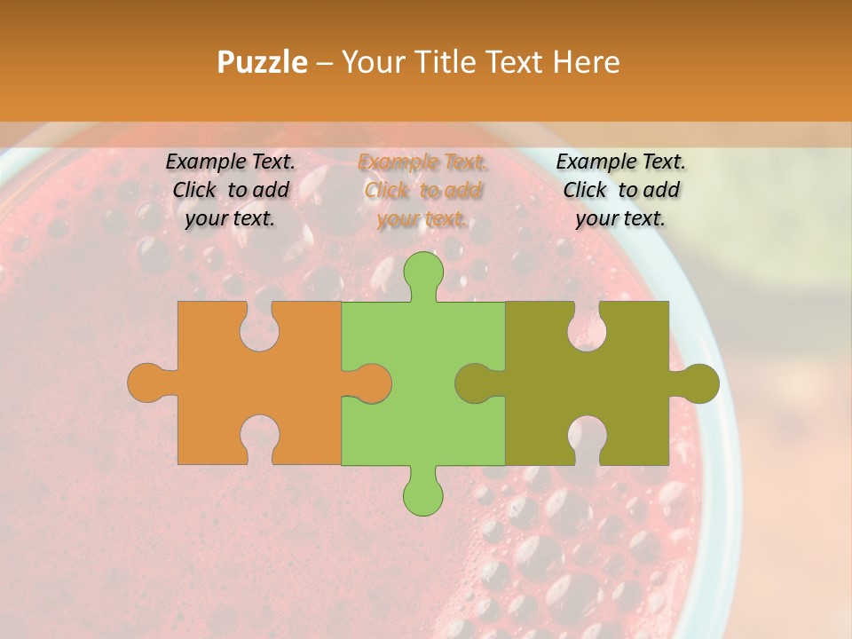 Health Calorie Kale PowerPoint Template