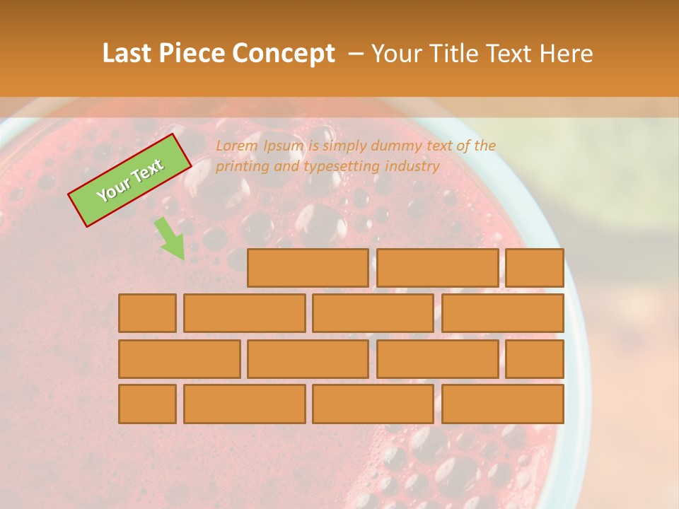 Health Calorie Kale PowerPoint Template