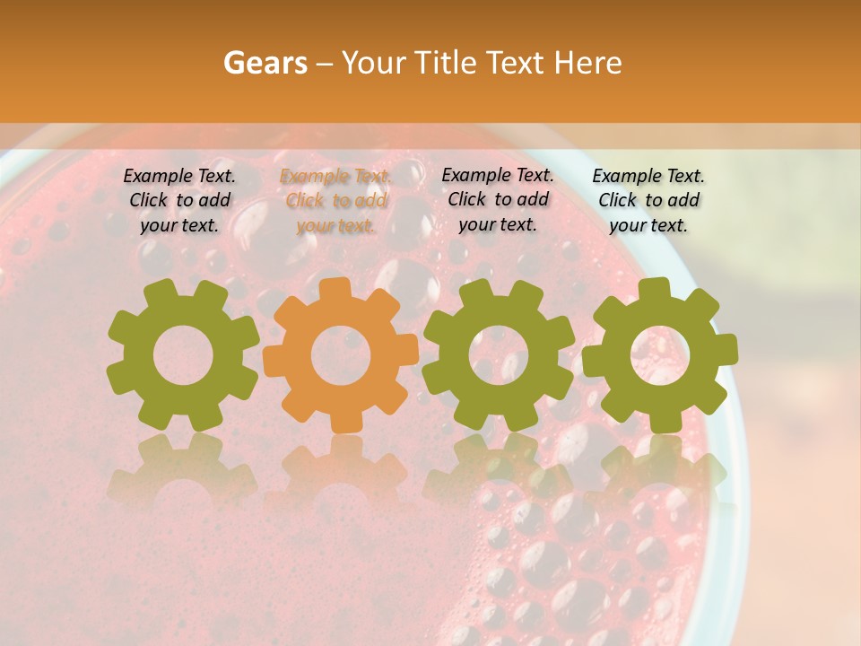 Health Calorie Kale PowerPoint Template