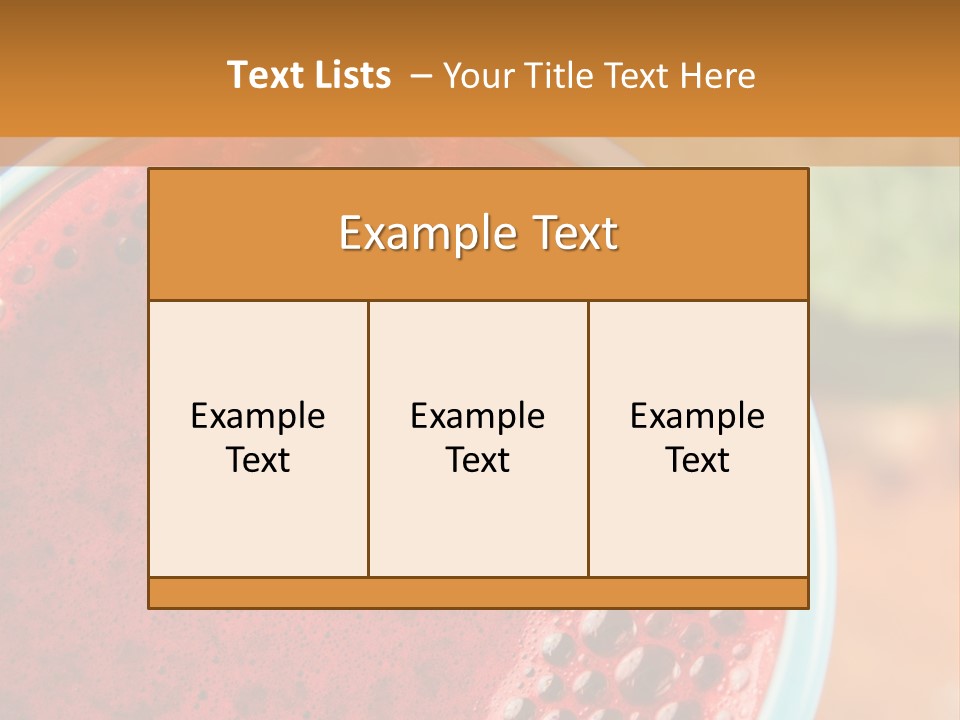 Health Calorie Kale PowerPoint Template