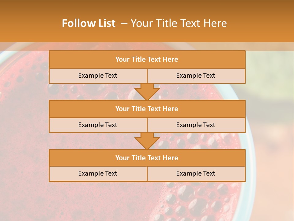Health Calorie Kale PowerPoint Template