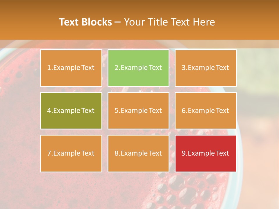 Health Calorie Kale PowerPoint Template