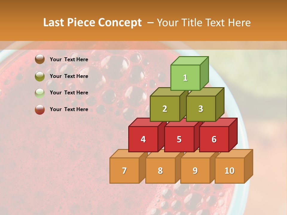 Health Calorie Kale PowerPoint Template