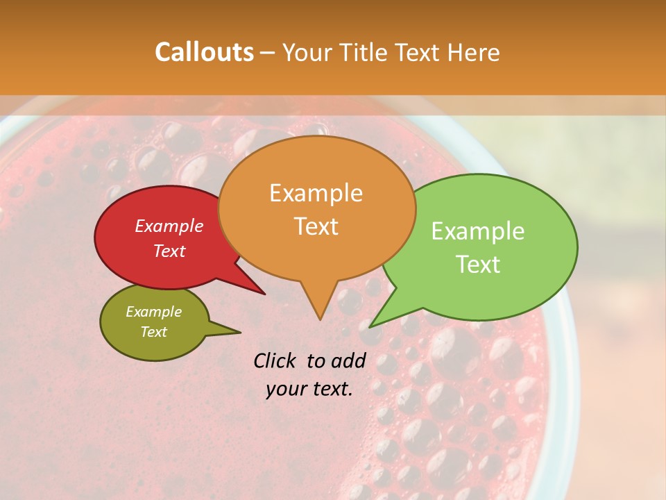 Health Calorie Kale PowerPoint Template