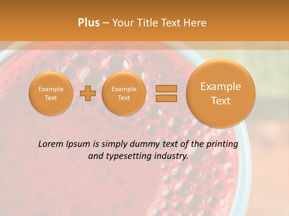 Health Calorie Kale PowerPoint Template