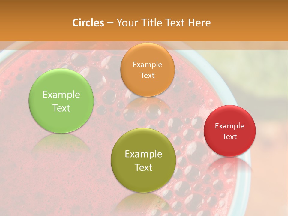 Health Calorie Kale PowerPoint Template