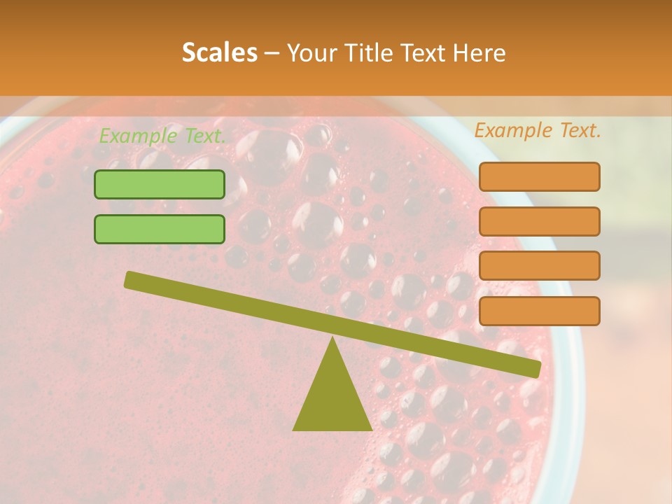 Health Calorie Kale PowerPoint Template