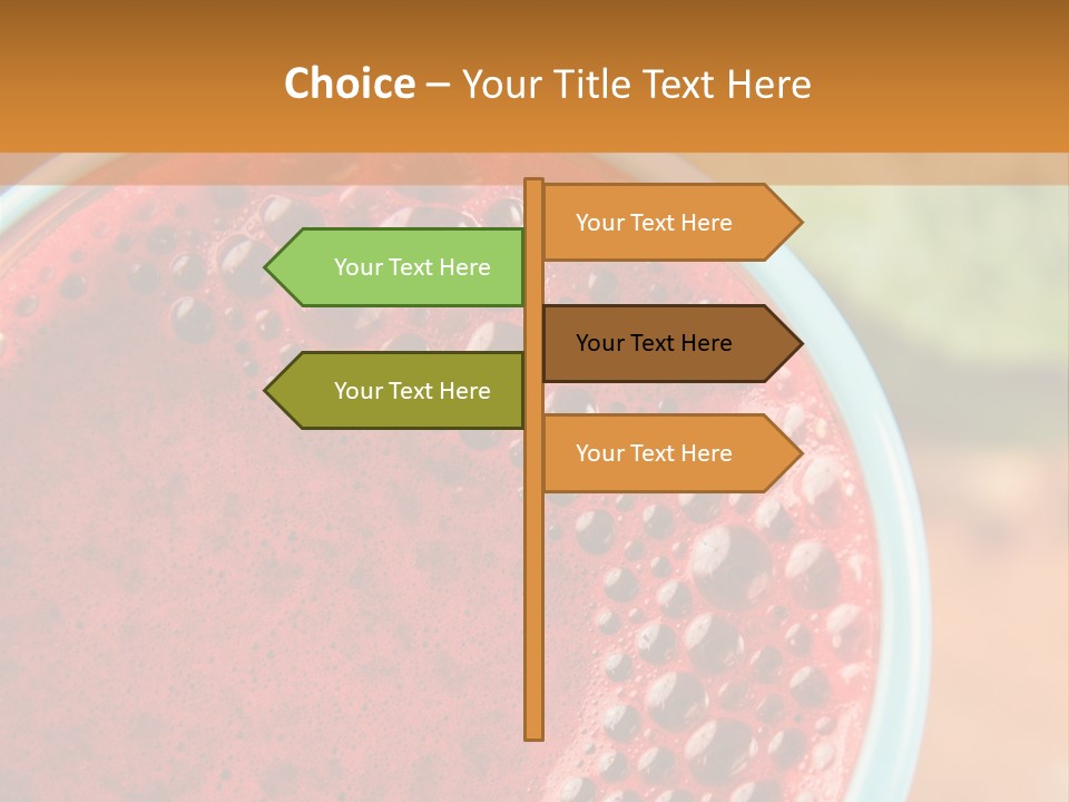 Health Calorie Kale PowerPoint Template