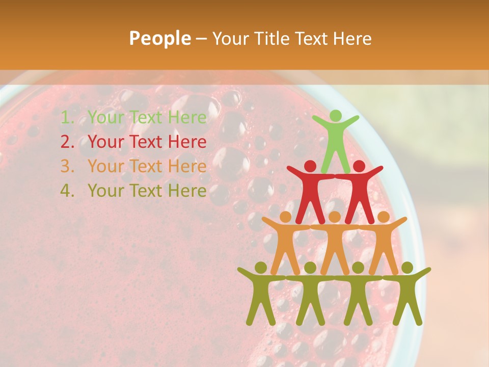 Health Calorie Kale PowerPoint Template