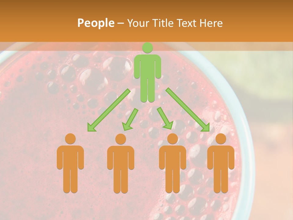 Health Calorie Kale PowerPoint Template