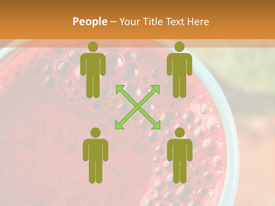 Health Calorie Kale PowerPoint Template