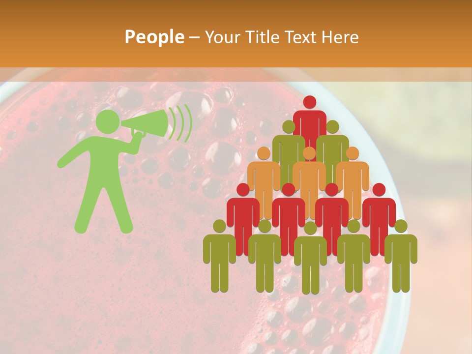 Health Calorie Kale PowerPoint Template