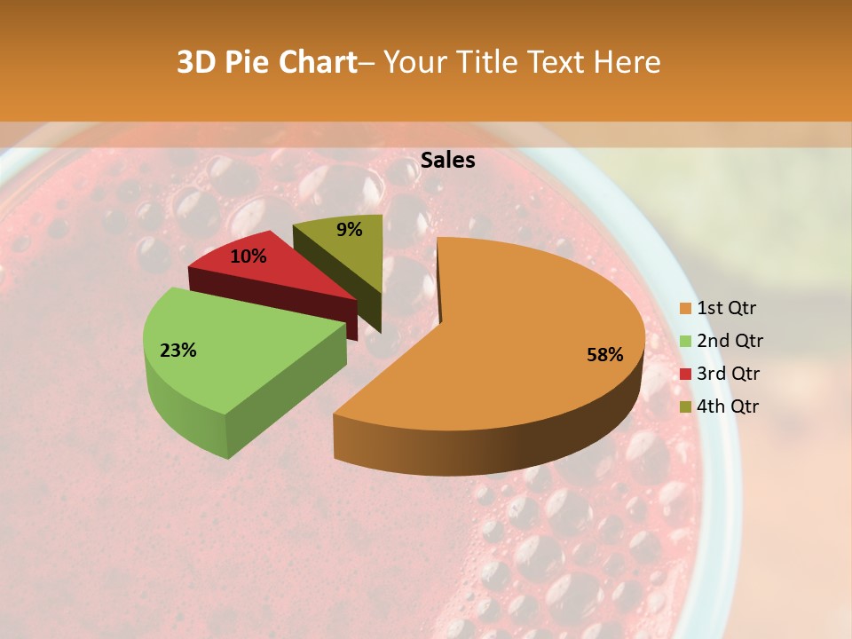 Health Calorie Kale PowerPoint Template