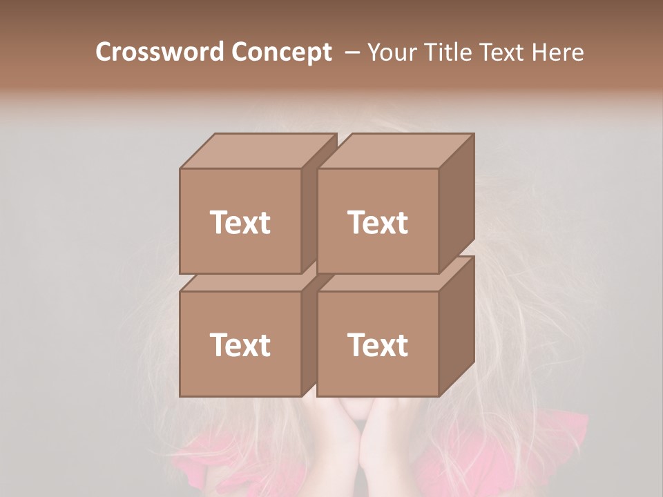 Smile Cute Crazy Hair PowerPoint Template