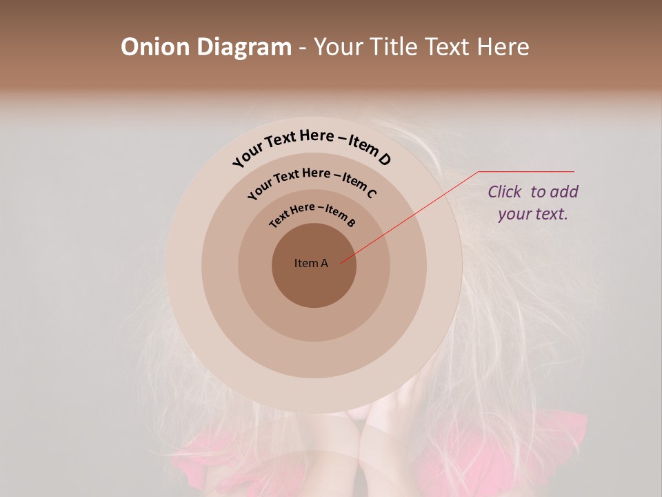 Smile Cute Crazy Hair PowerPoint Template