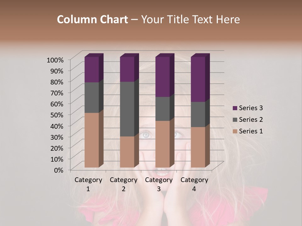 Smile Cute Crazy Hair PowerPoint Template