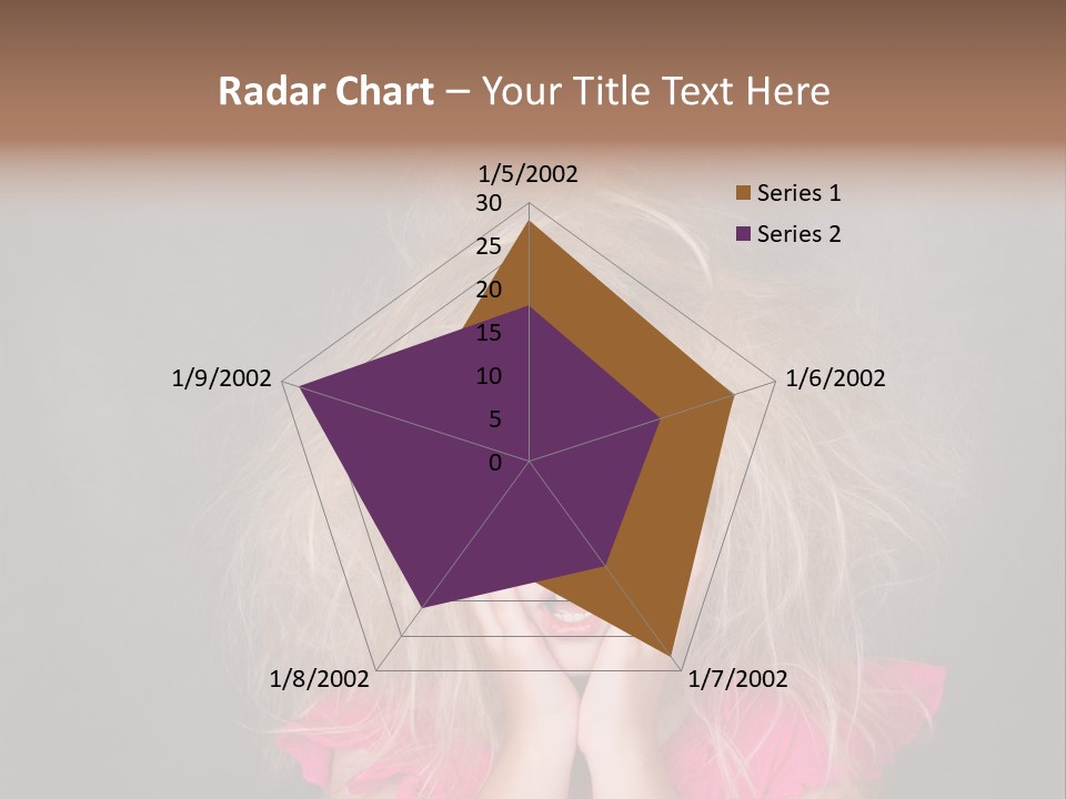 Smile Cute Crazy Hair PowerPoint Template