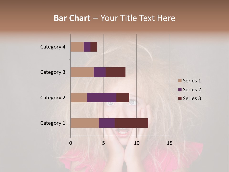 Smile Cute Crazy Hair PowerPoint Template