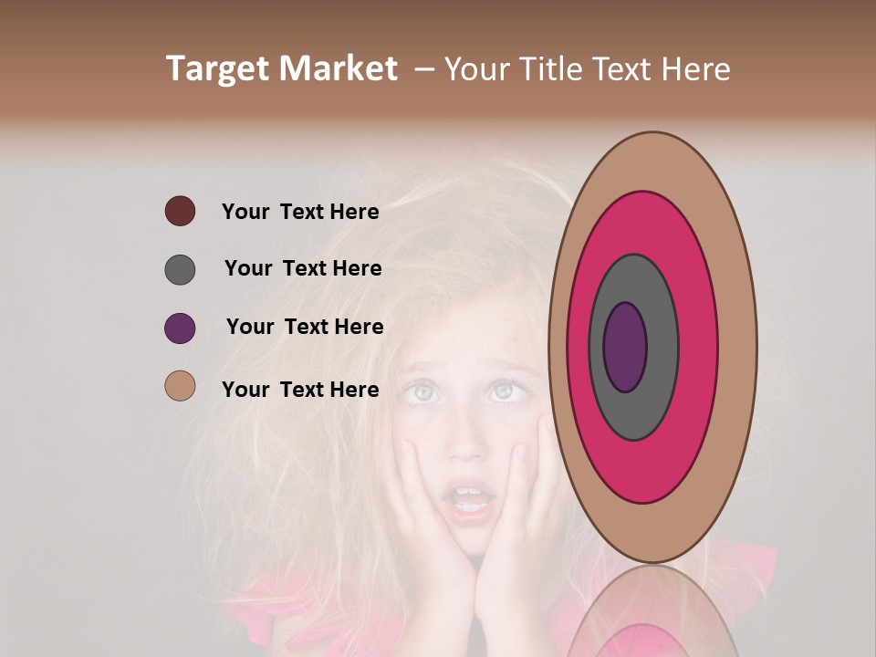 Smile Cute Crazy Hair PowerPoint Template