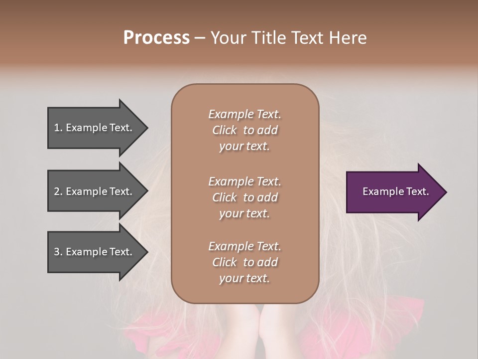 Smile Cute Crazy Hair PowerPoint Template