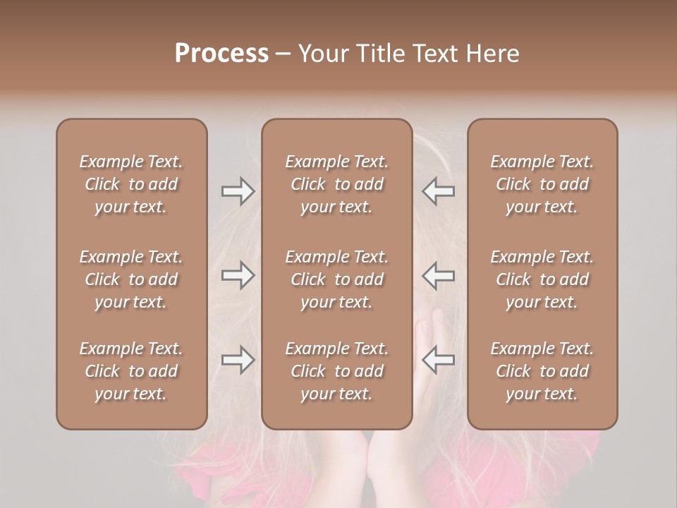 Smile Cute Crazy Hair PowerPoint Template