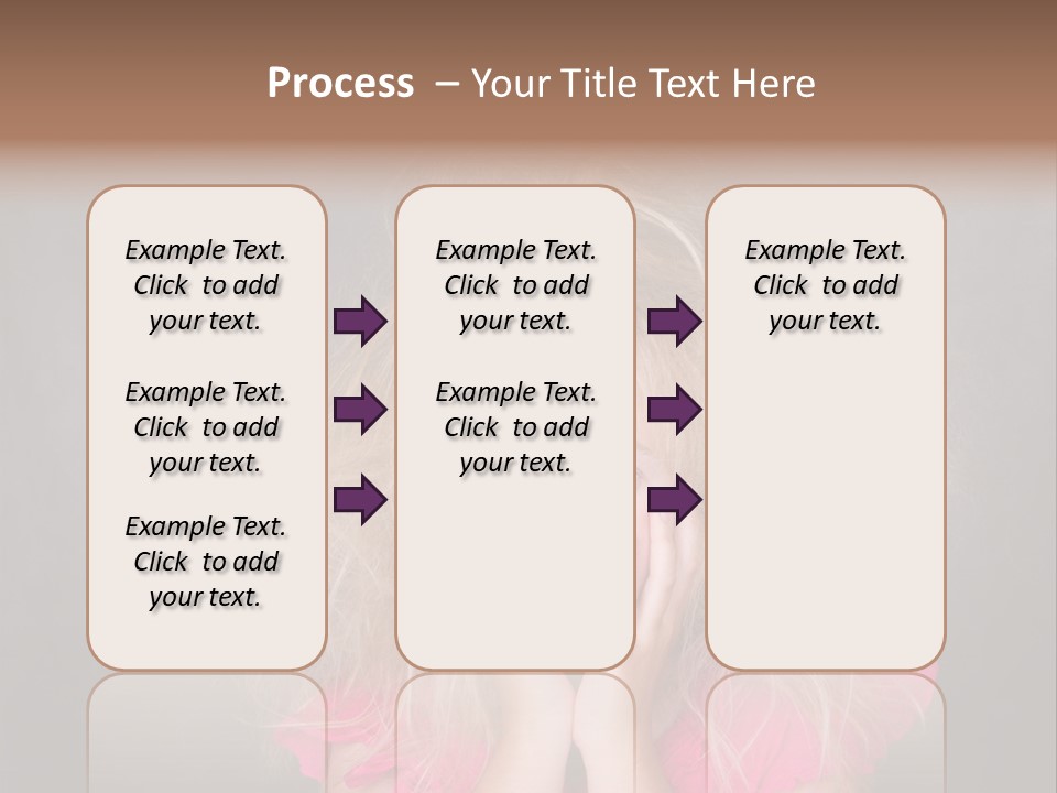 Smile Cute Crazy Hair PowerPoint Template