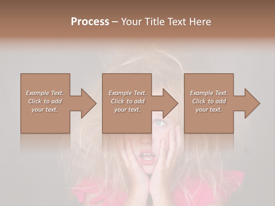 Smile Cute Crazy Hair PowerPoint Template