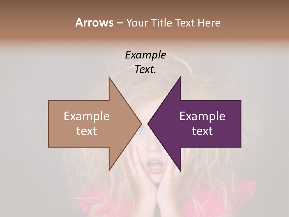 Smile Cute Crazy Hair PowerPoint Template