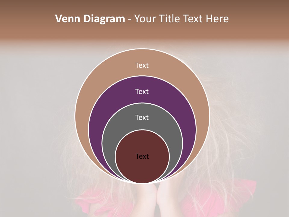 Smile Cute Crazy Hair PowerPoint Template