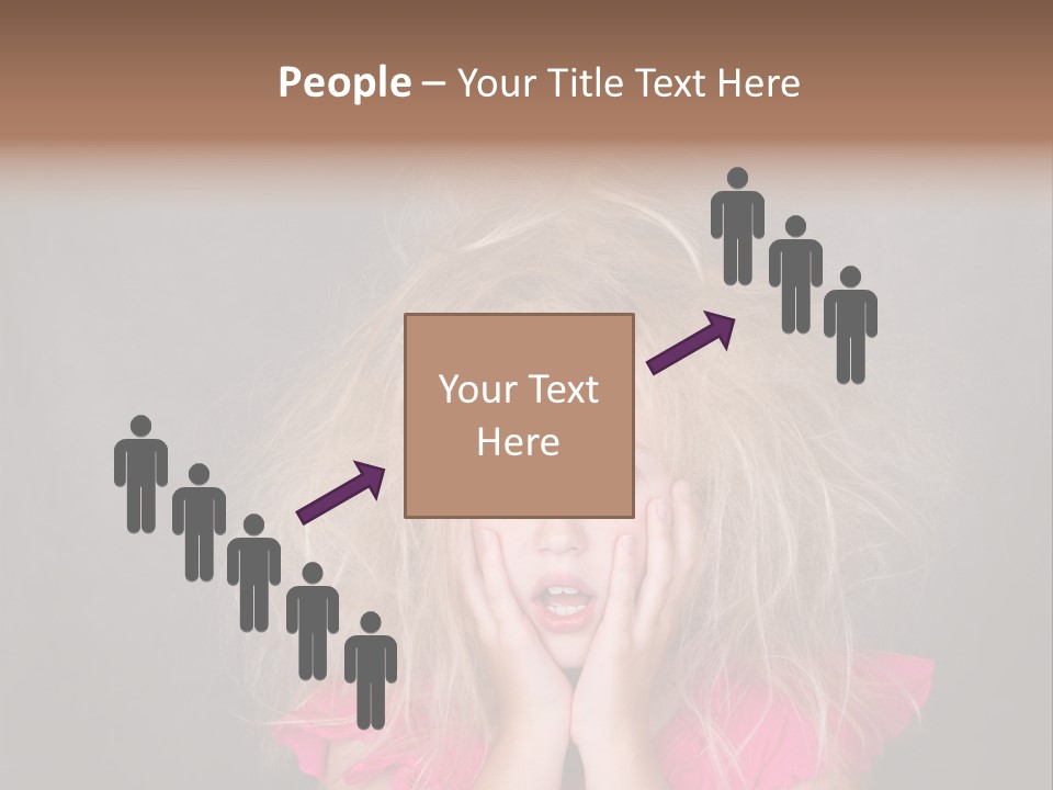 Smile Cute Crazy Hair PowerPoint Template