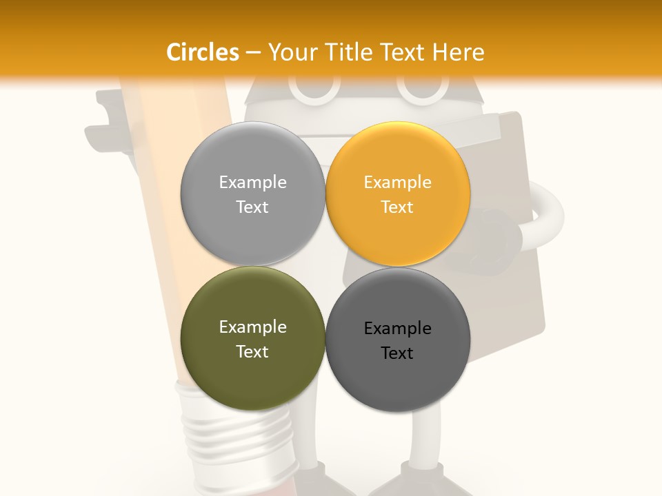 Character Notepad Businessman PowerPoint Template